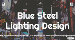Desktop Screenshot of bluesteelprolighting.wordpress.com