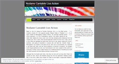 Desktop Screenshot of nodamecantabilela.wordpress.com