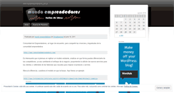 Desktop Screenshot of mundoemprendedores.wordpress.com