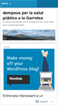 Mobile Screenshot of dempeusalagarrotxa.wordpress.com