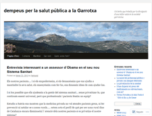 Tablet Screenshot of dempeusalagarrotxa.wordpress.com