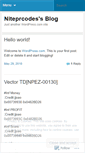 Mobile Screenshot of niteprcodes.wordpress.com