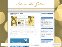 Tablet Screenshot of lifeinthegarden.wordpress.com