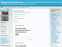 Tablet Screenshot of baptistbrethren.wordpress.com