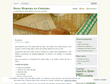 Tablet Screenshot of maromacozinha.wordpress.com