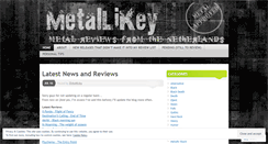 Desktop Screenshot of metallikey.wordpress.com