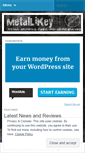 Mobile Screenshot of metallikey.wordpress.com