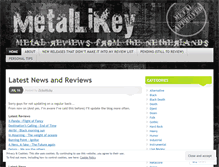 Tablet Screenshot of metallikey.wordpress.com