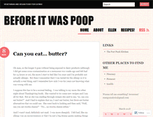 Tablet Screenshot of beforeitwaspoop.wordpress.com