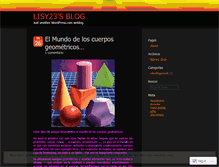 Tablet Screenshot of lisy23.wordpress.com