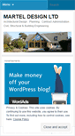 Mobile Screenshot of marteldesign.wordpress.com