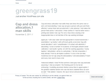 Tablet Screenshot of greengrass19.wordpress.com