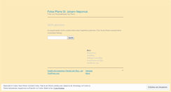 Desktop Screenshot of pfarrenepomuk.wordpress.com