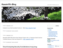 Tablet Screenshot of kassie18.wordpress.com