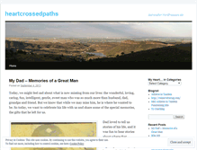 Tablet Screenshot of heartcrossedpaths.wordpress.com