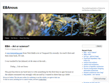 Tablet Screenshot of ebanous.wordpress.com