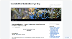 Desktop Screenshot of colowatergardensociety.wordpress.com