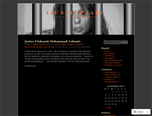Tablet Screenshot of 4justice4all.wordpress.com