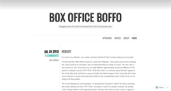 Desktop Screenshot of boxofficeboffo.wordpress.com