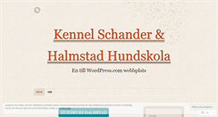 Desktop Screenshot of halmstadshundskola.wordpress.com