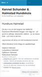 Mobile Screenshot of halmstadshundskola.wordpress.com