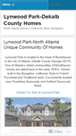 Mobile Screenshot of lynwoodpark.wordpress.com