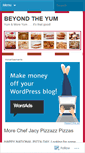 Mobile Screenshot of beyondtheyum.wordpress.com