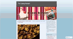 Desktop Screenshot of cookingmonster.wordpress.com