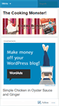 Mobile Screenshot of cookingmonster.wordpress.com