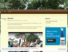 Tablet Screenshot of jenafrica.wordpress.com