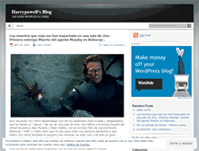 Tablet Screenshot of harrypowell.wordpress.com