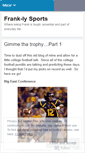 Mobile Screenshot of franklysports.wordpress.com