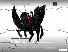 Tablet Screenshot of alanakalanian.wordpress.com