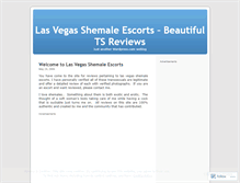 Tablet Screenshot of lasvegasshemale.wordpress.com