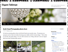 Tablet Screenshot of eleganttabletops.wordpress.com