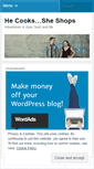 Mobile Screenshot of hecookssheshops.wordpress.com