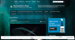 Desktop Screenshot of mariosuarez.wordpress.com