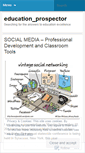 Mobile Screenshot of educationprospector.wordpress.com