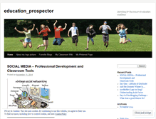 Tablet Screenshot of educationprospector.wordpress.com