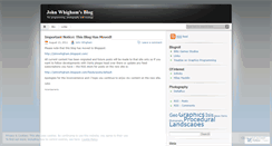 Desktop Screenshot of jwhigham.wordpress.com