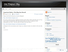 Tablet Screenshot of jwhigham.wordpress.com