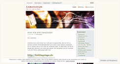 Desktop Screenshot of lieblingstape.wordpress.com