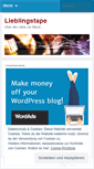 Mobile Screenshot of lieblingstape.wordpress.com