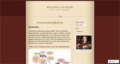 Desktop Screenshot of deannelachner.wordpress.com
