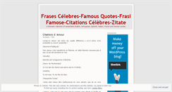 Desktop Screenshot of frases.wordpress.com