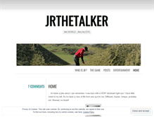 Tablet Screenshot of jrthetalker.wordpress.com