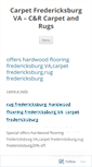 Mobile Screenshot of carpetfredericksburgcandrcarpetandrug.wordpress.com