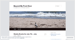 Desktop Screenshot of beyondmyfrontdoor.wordpress.com