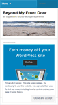 Mobile Screenshot of beyondmyfrontdoor.wordpress.com