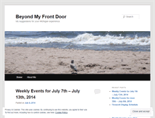 Tablet Screenshot of beyondmyfrontdoor.wordpress.com